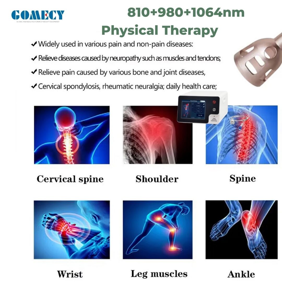 810 980 1064nm Laser Machine With Battery Class Iv 20w Pain Relief Laser Therapy Machine 980