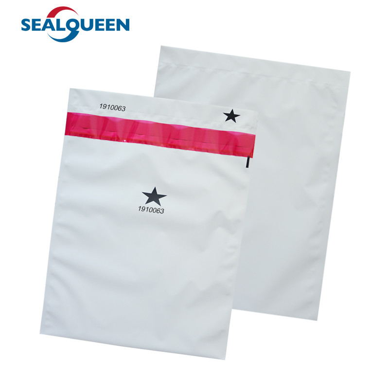 Tamper Evident Custom Plastic Security Deposit Bags Safety Packing Self Seal