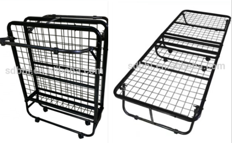 Sleep Comfortably Anywhere with Our Metal Folding Bed Frame No Mattress Required