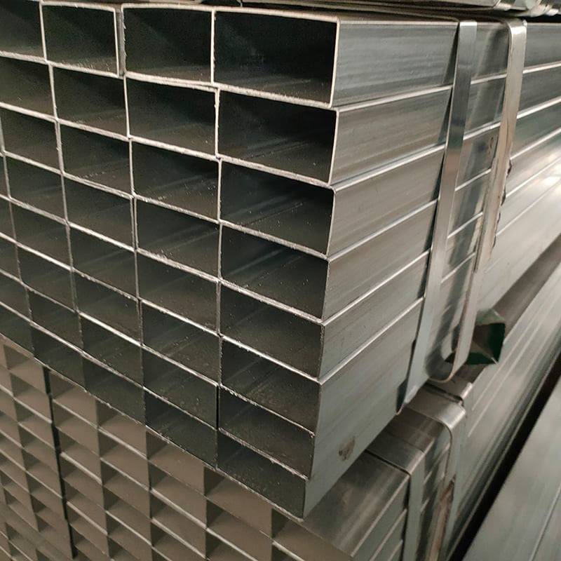Hot Rolled Square Galvanized Steel Pipe 4m - 10m Straight Seam Welded Pipe