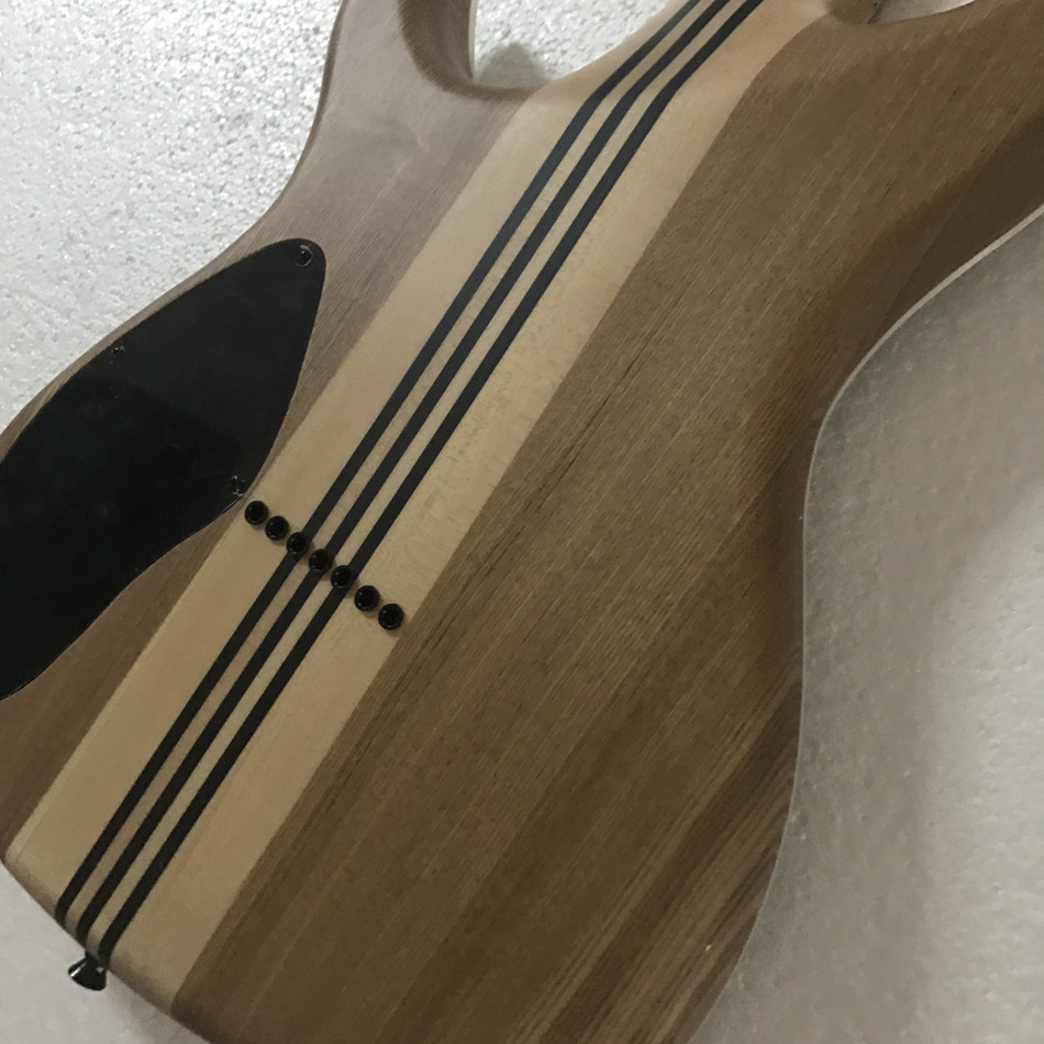 High-quality 7 string electric guitar, burst color Quilte Maple electric guitar, Abalone binding top, free shipping
