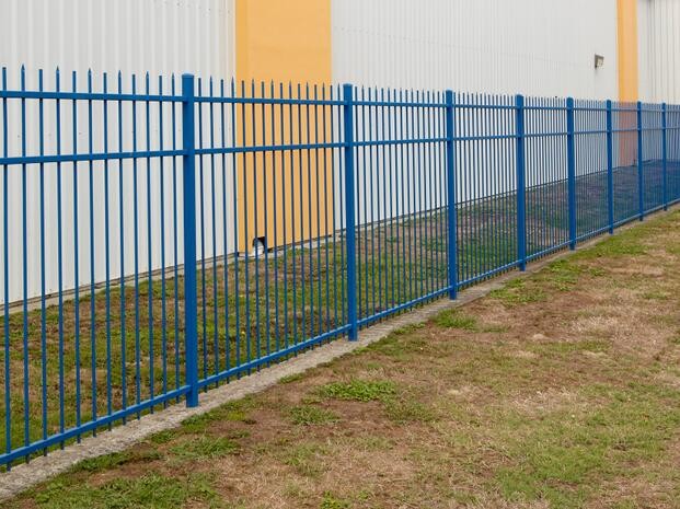 1.8m Tubular Steel Fence Corrosive Resistance For Playground