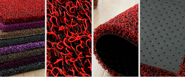 Non Slip Backing Water Proof PVC Coil Foot Car Mat Making Machine