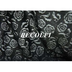 China Silver Foiling Ocean Protective Polyester Knit Fabric High Elastic on sale