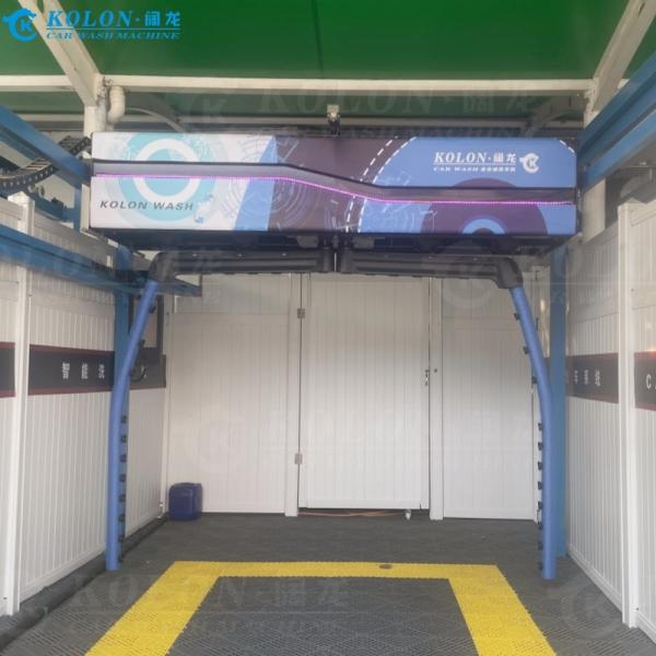 Automatic Brushless Touchless Car Wash Machine KL360-2 15kw Water Pump 12kw Air