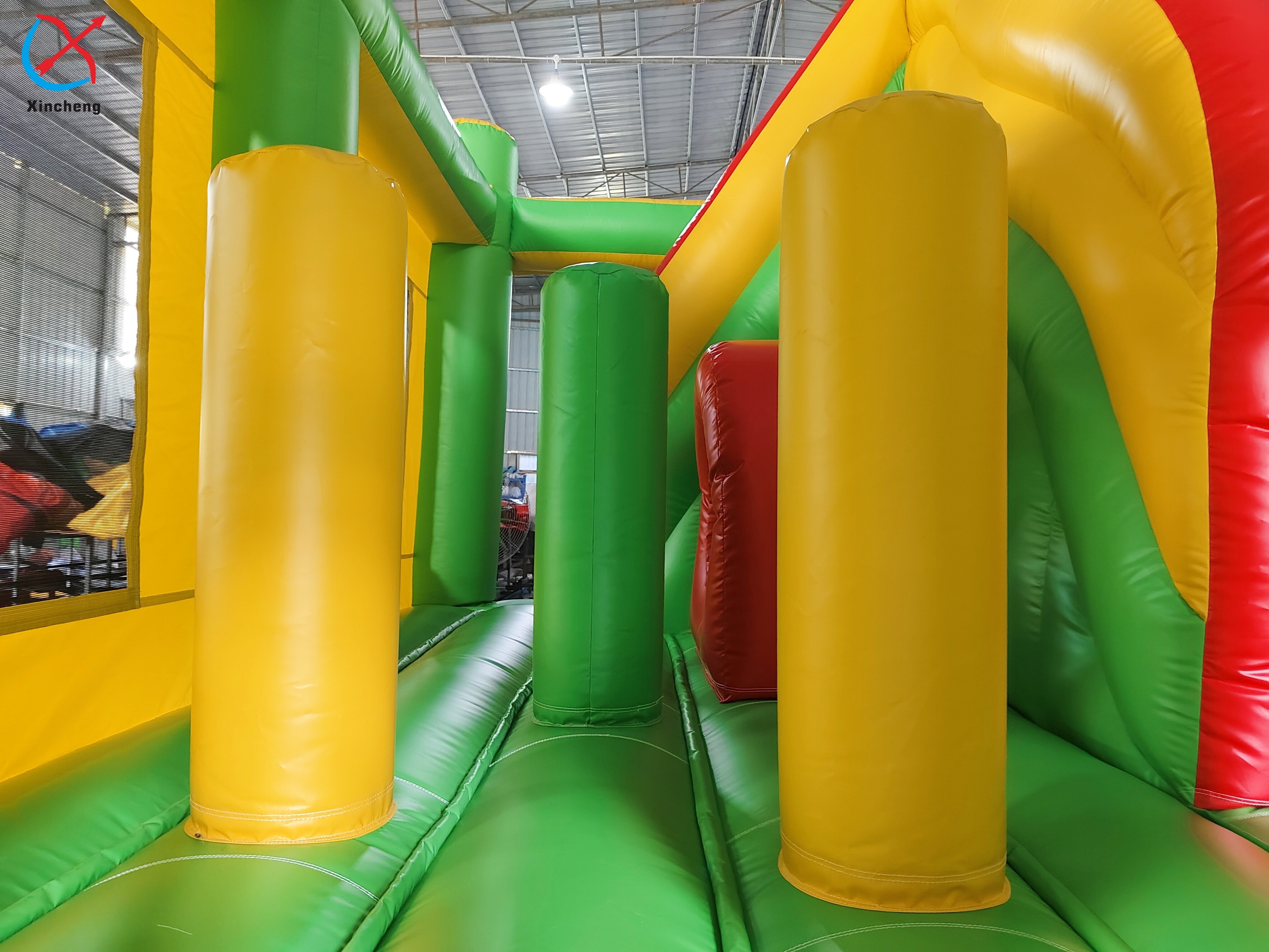 Custom Green Mickey Minnie Cute Anime Themed Kids Jumping Castle