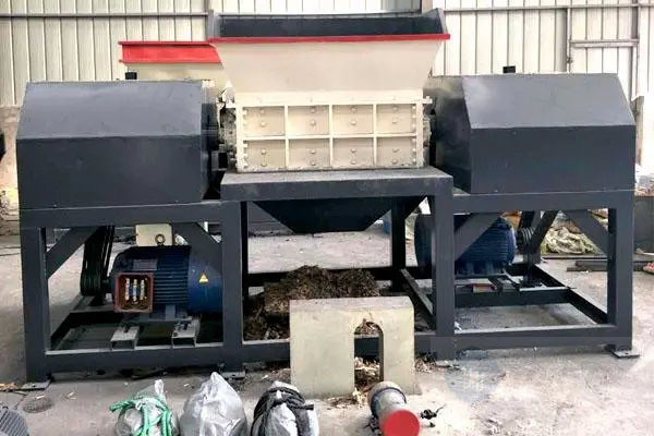 Double Shaft Cars Tire Metal Shredder Machine Two Shaft Shredder