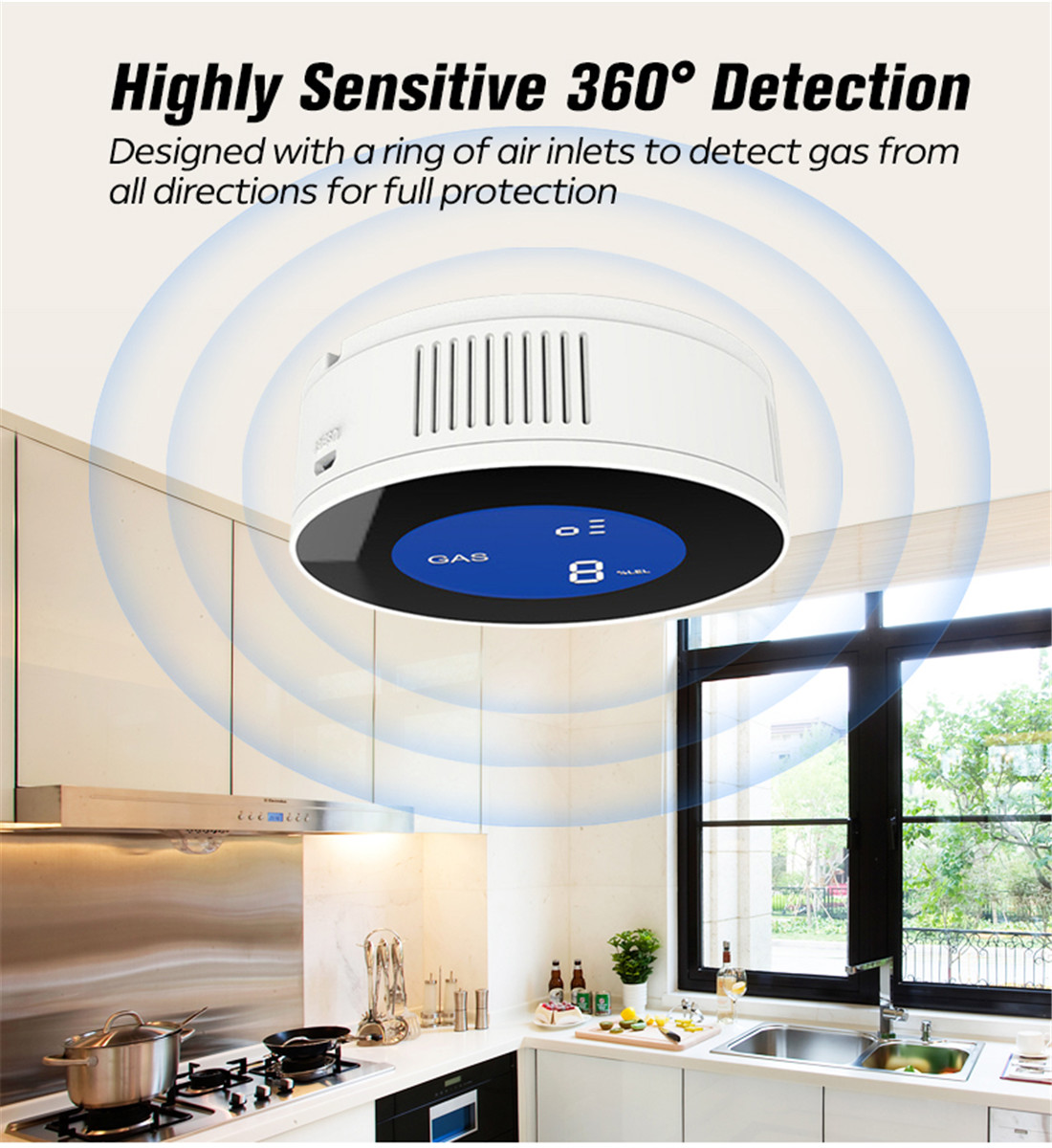 Wi-Fi Gas Leaking Detector(PA-210W)