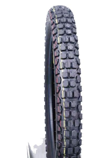 Exceptional Cornering Stability Rubber Off Road Motorcycle Tyres 2.75-17 3.00-18