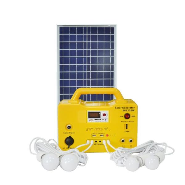 Home And Outdoor Phone Power Charging FM Radio MP3 Player 20W Solar Power Bank