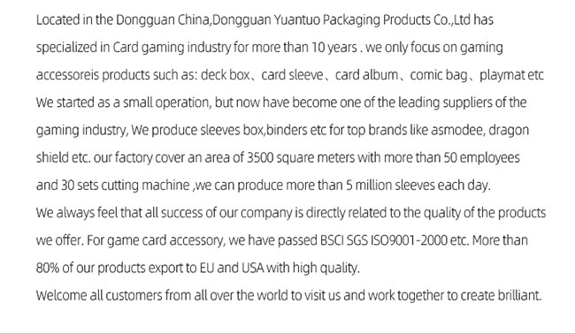 Manufacturer Wholesale Color Matte Standard Size 66x91 Card Deck Protector Sleeves For MTG