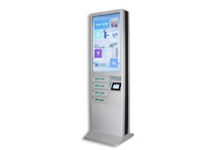  Modern Cell Phone Charging Stations , Phone Charging Locker With 43 Inch Advertising LCD Screen Manufactures