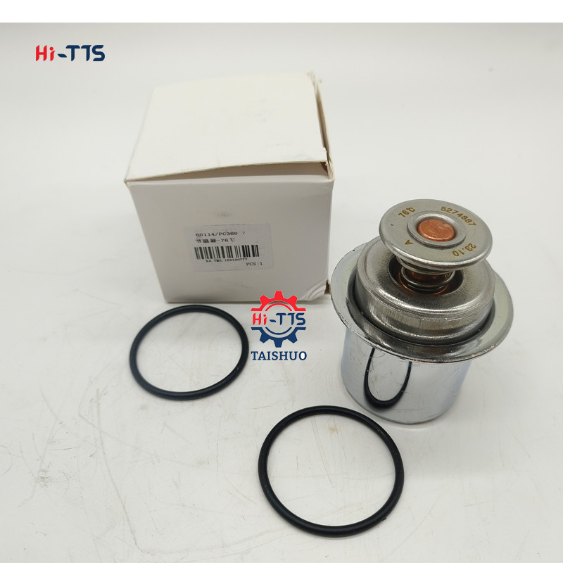 76℃ 23.1A 5274887 Thermostat For 6D114 PC360-7 Engine Parts