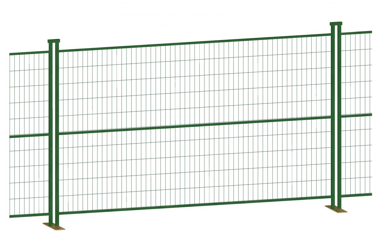 6 X 10 Temporary Fence Panel 50 X 50mm 2m Construction