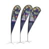 Buy cheap 65g Polyester Teardrop Beach Flag , Outdoor 100x300cm Roll Up Flag from wholesalers