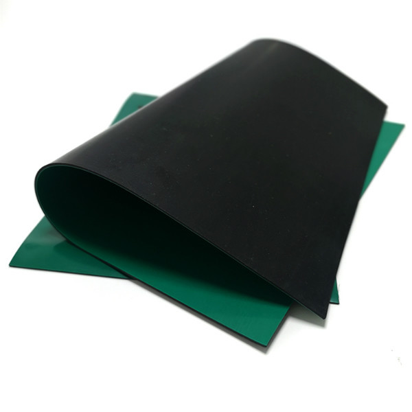 Green Blue Black Grey ESD Rubber Mat Anti Static For Workplace Table / Floor