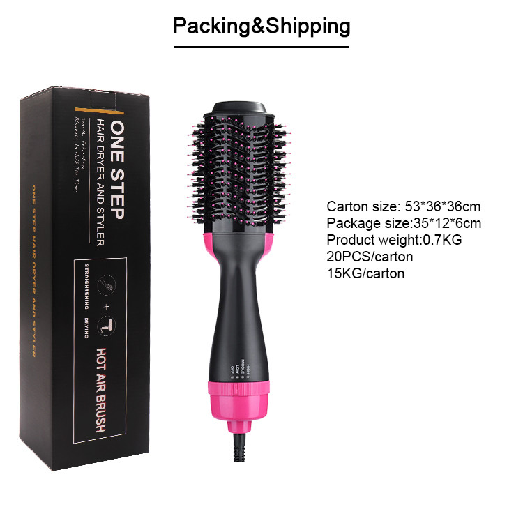 Ceramic Coating Electric One Step Hot Air Brush For Home Use