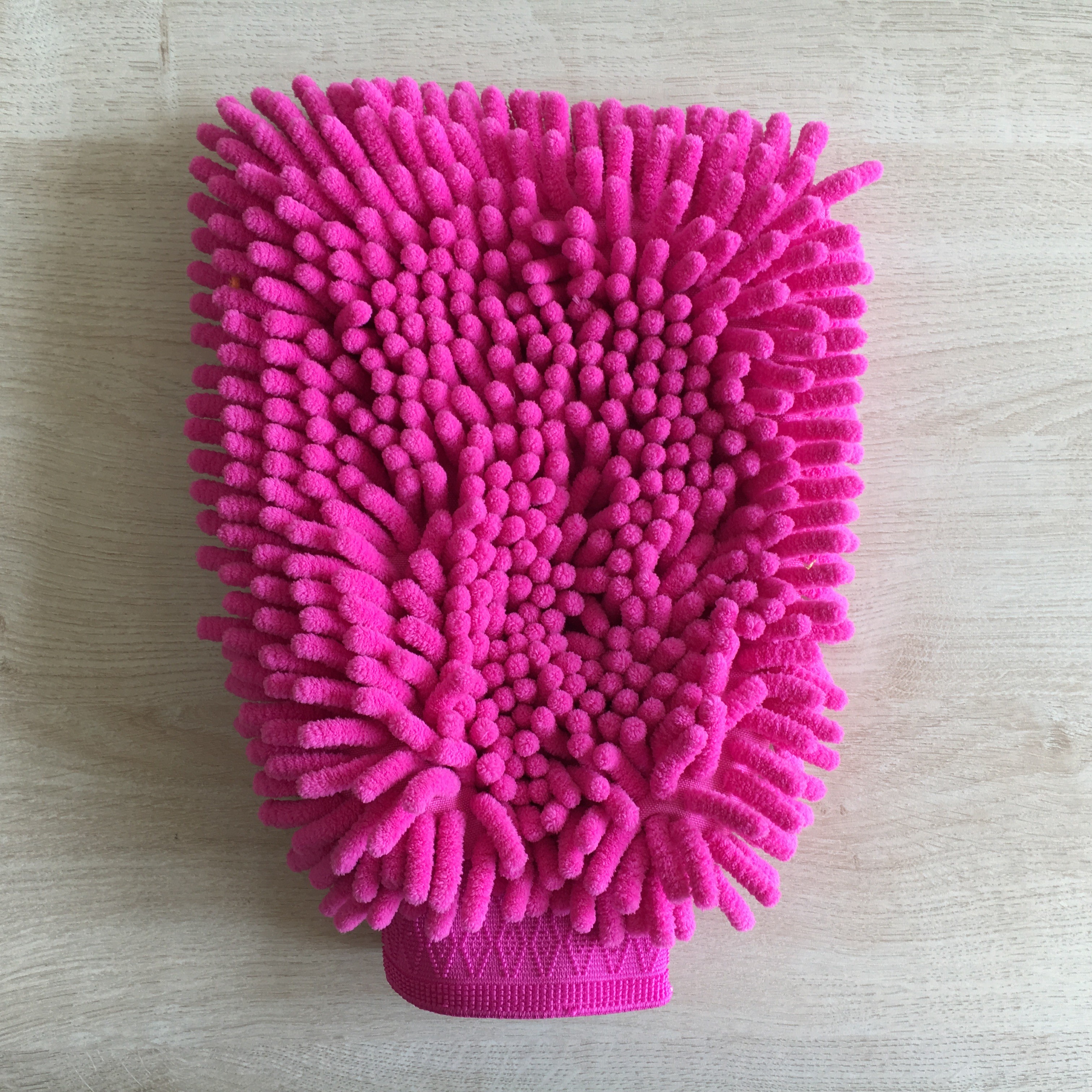House keeping washing absorb mitt 100% polyester microfiber mitt gloves