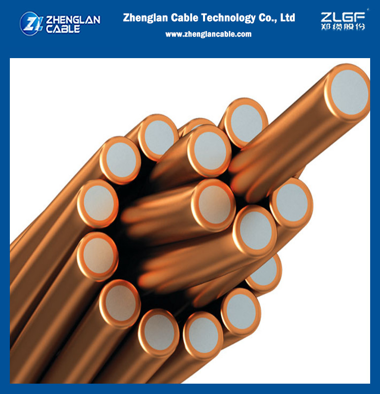 ASTM B227 Copper Clad Steel Wire Tinned CCS Wire Stranded MOQ 5 000m