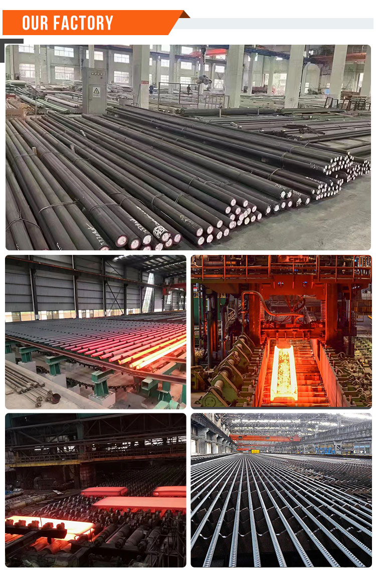 ASTM Standard 1045 Round Steel Hot Rolled Steel Round Bar with Smooth Ends