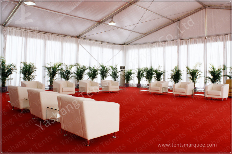 20M Width Full Line Decorated Outdoor Event Tent with Aluminum Alloy Main Frame