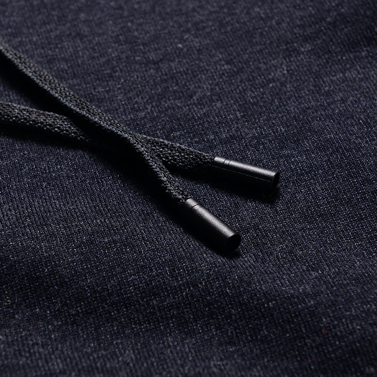 Black Custom Autumn Acrylic/Cotton/Wool Knitting Sweater Man Crewneck Casual Men's Sweater