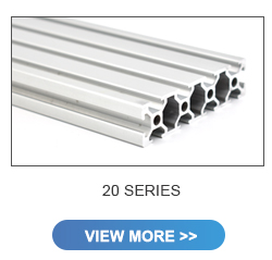 Square 6000 Series ISO9001 Black 20x20 Aluminium Profile
