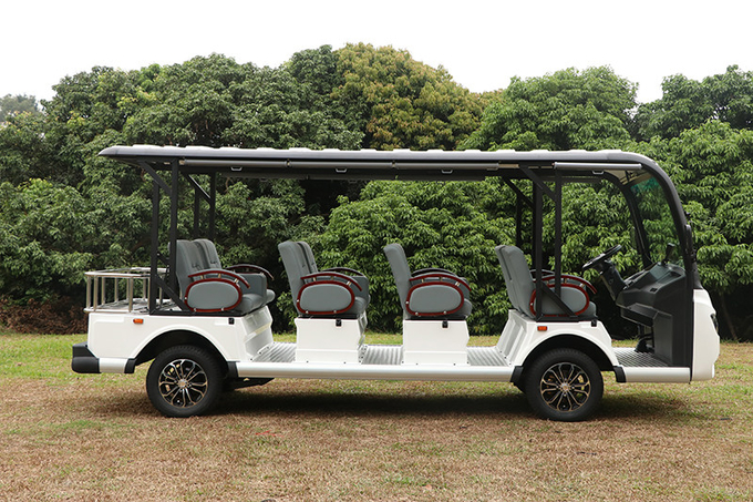 EcoGolf Shuttle Bus 8 Passenger With 72V Lithium Ion Battery For Leisure Tours