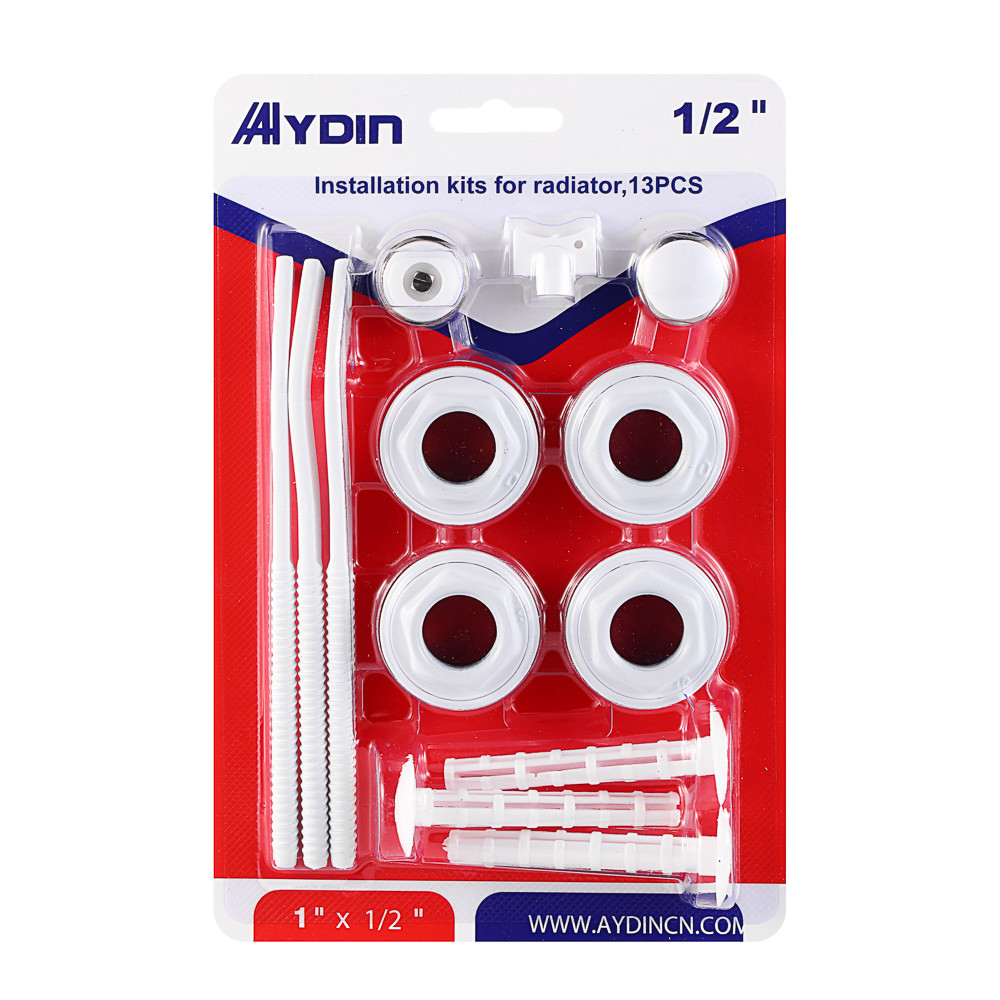 Painted Radiator Accessories 7 / 11 / 13 In 1 Sets 1/2" 3/4"