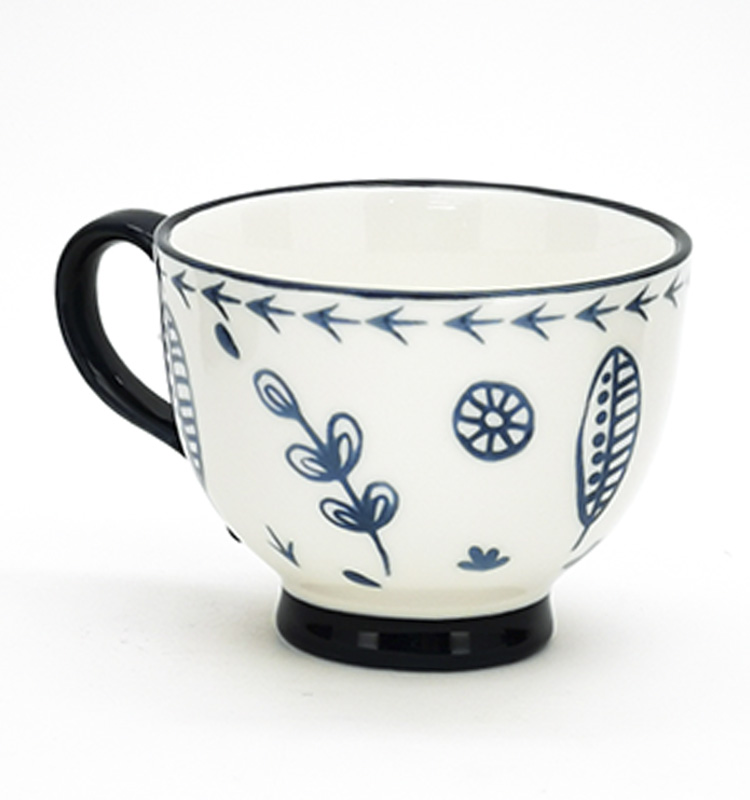 Mug Large Capacity Milk Oatmeal Breakfast Cup Coffee Cup Nordic Ins Cute Water Cup Household Ceramics