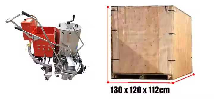 Multifunctional Difference Size Of Shoe Fully Automatic Thermoplastic Small Road Line Painting Machine