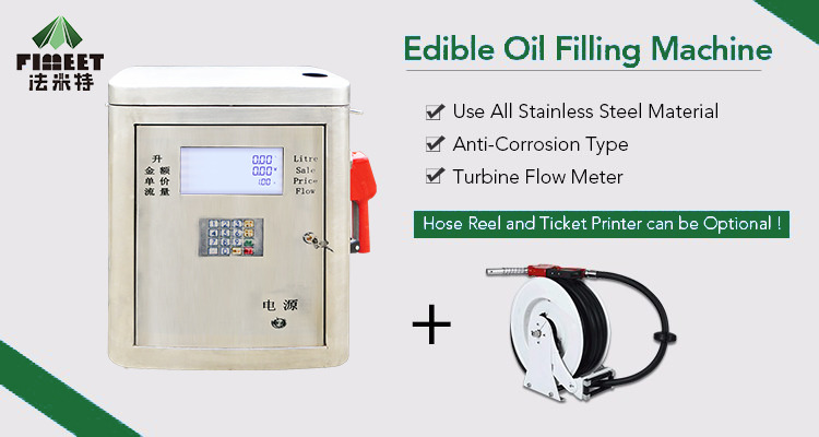 220V Electric Edible Oil Filling Machine With Nozzle And Hose