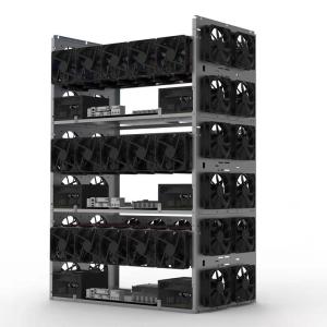 Graphics Case Crypto Coin 8gpu Ethereum ETH Mining Frame Rig Open Air Stackable