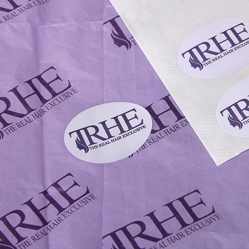 3CM 70MM Removable Matte Paper Sticker Labels Paper For Hair Bundle Hair Extension