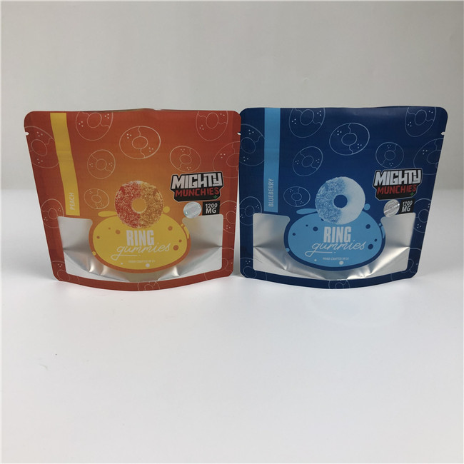 Professional Service Digital Printed Bags with Glossy/Matte Printing Finishing Gummy Edible Mylar Bags