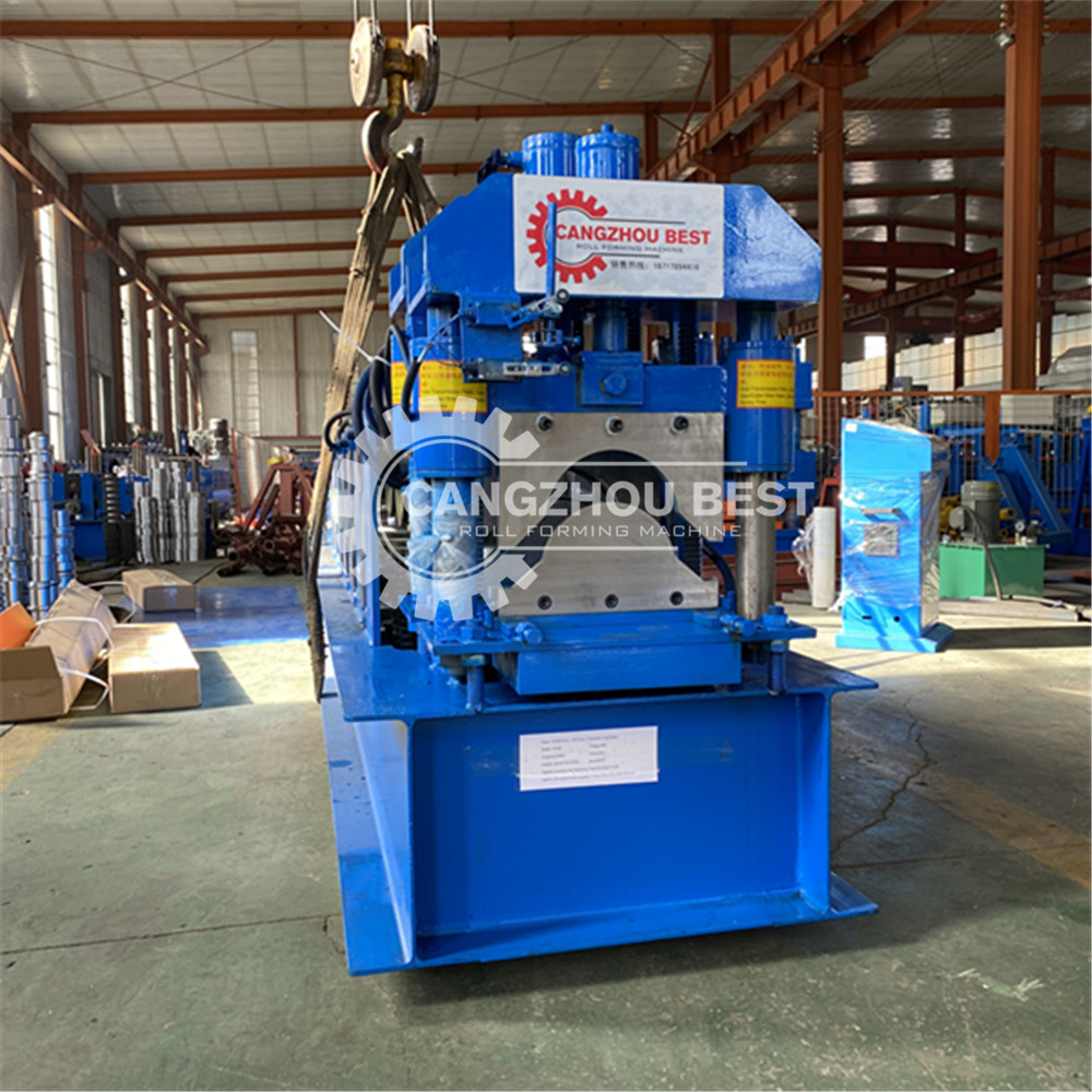280mm Chain Driven 3kw Ridge Cap Roll Forming Machine