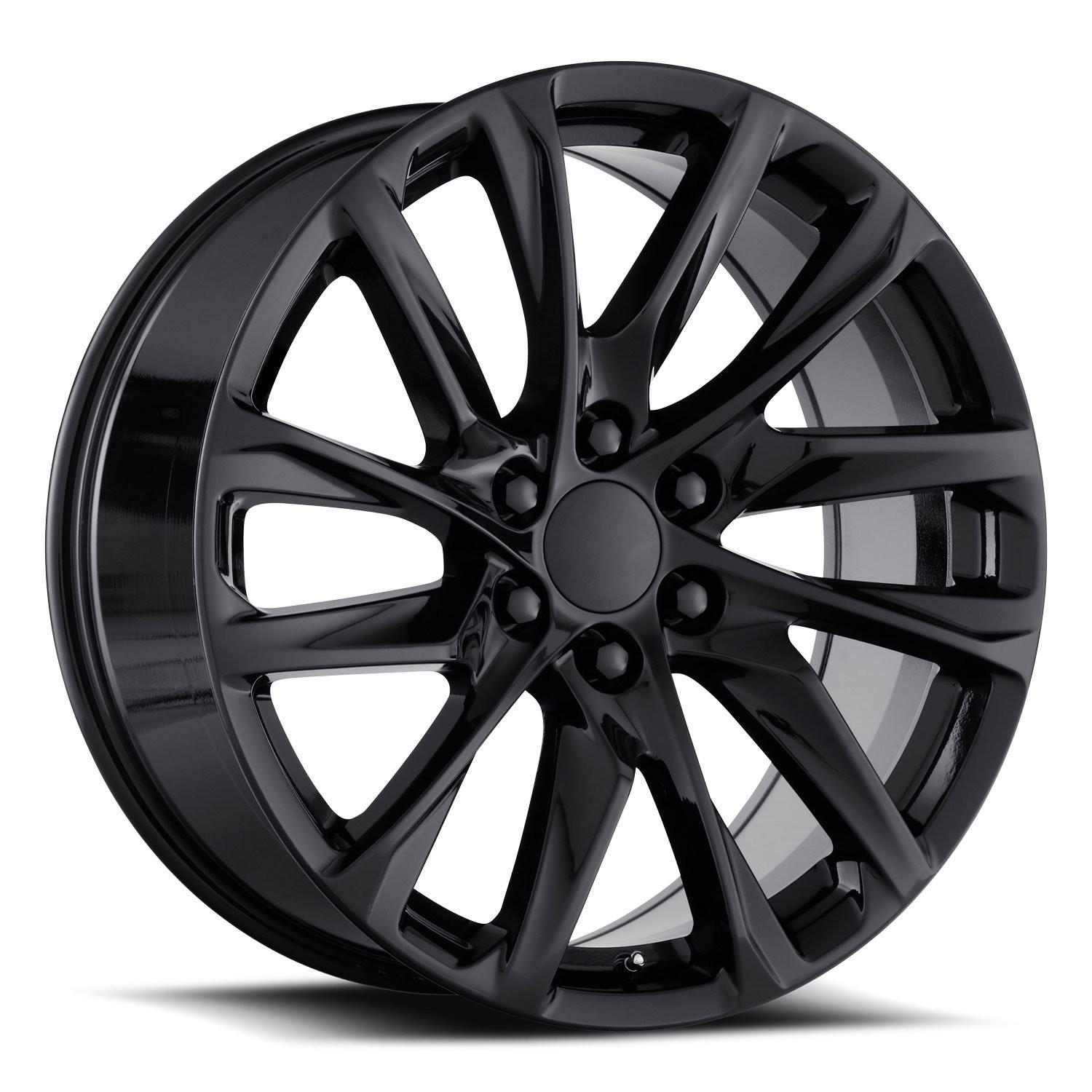 Chrome Cadillac Replica Wheels OE 22 Inch Escalade Platinum Rims 6x5.5 +28