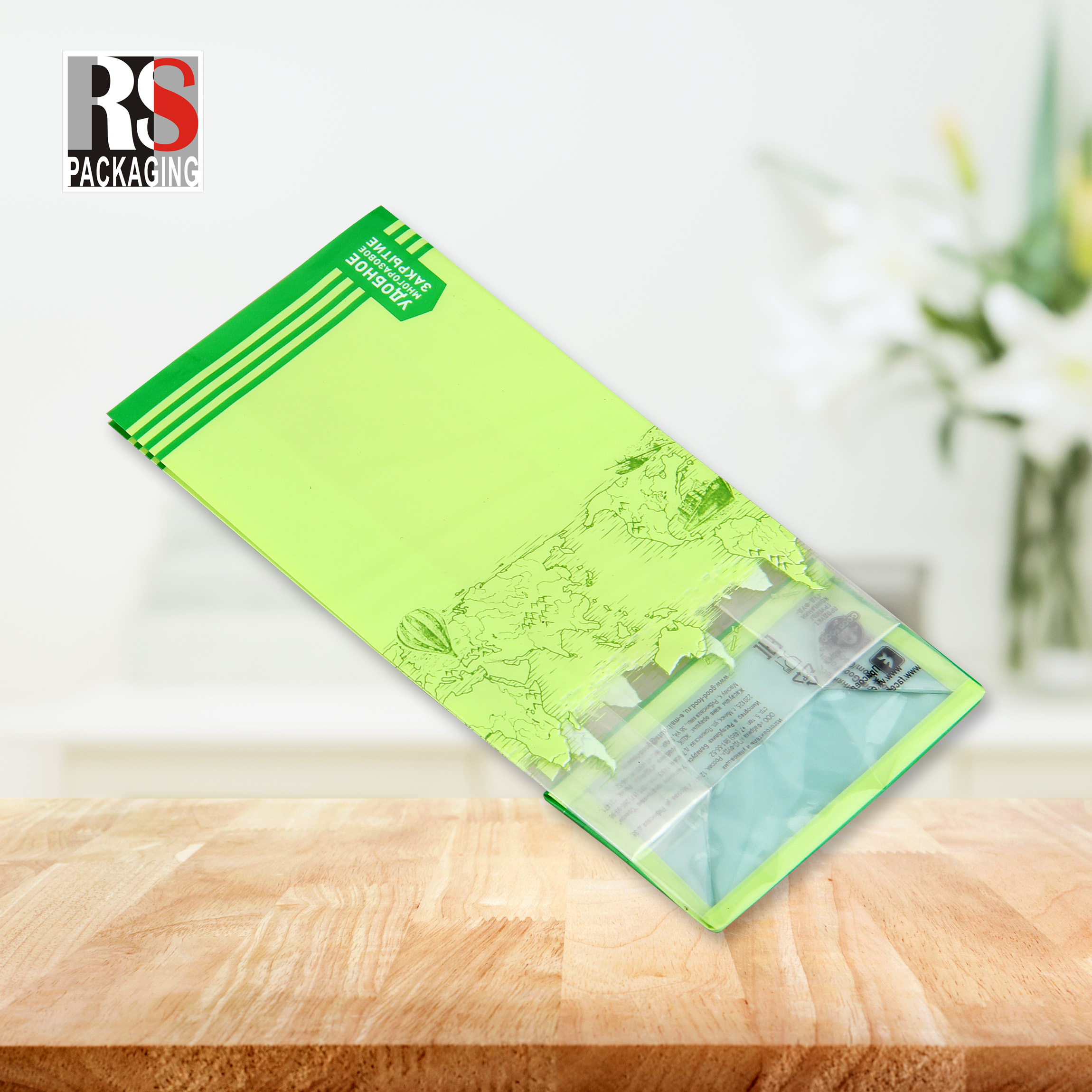 Plastic Flat Bottom Bag Packaging Bopp Opp Clear Cellophane Packaging Bags For Candy