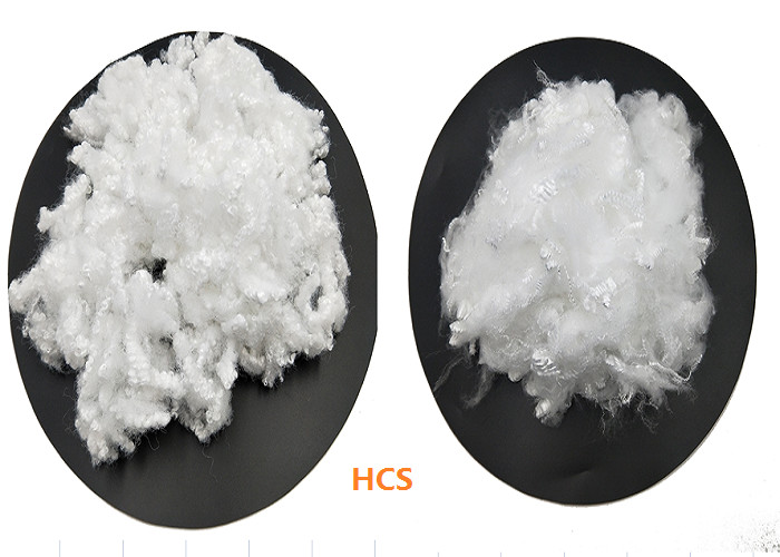 7Dx64mm Hollow Conjugated Siliconized Polyester Fiber For Filling Sofa Pillow