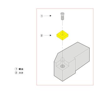 Positive Inserts with S Type Clamping System- External Turning Toolholders