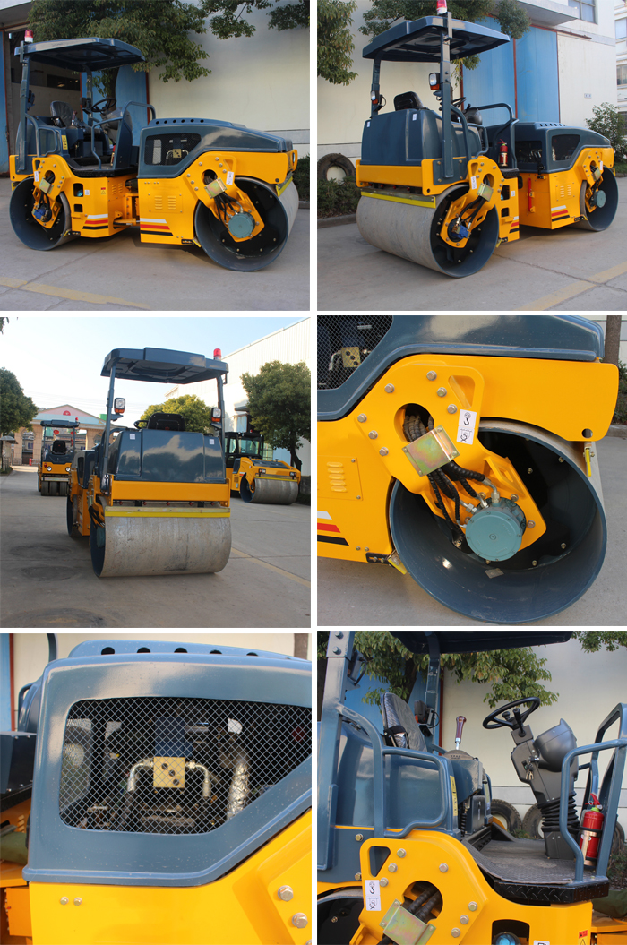 New Design Wholesale double drum vibratory 6 ton mini road roller for sale