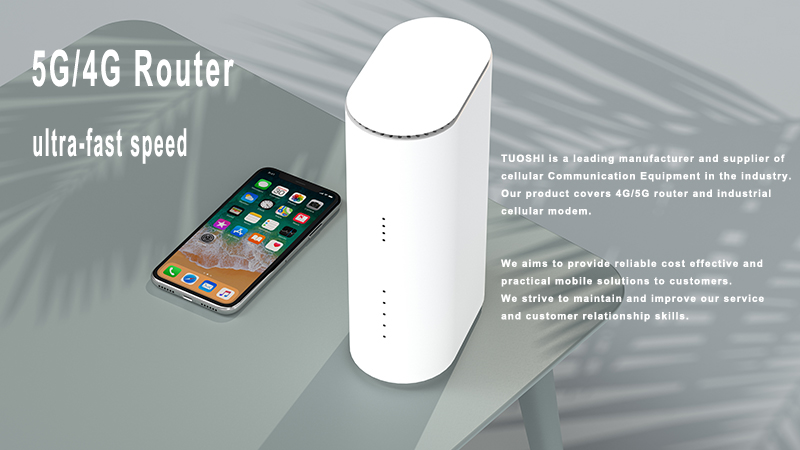 5G Modem WiFi 6 Router NR NSA / SA Wireless CPE Voice Volte Gigabit Ethernet