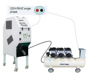 Grain Color Sorter for Quinoa CCD Intelligent Quinoa Color Sorting Machine