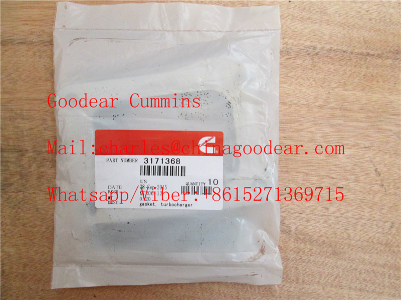 Chongqing k38/k50 diesel engine turbocharger gasket 3171368