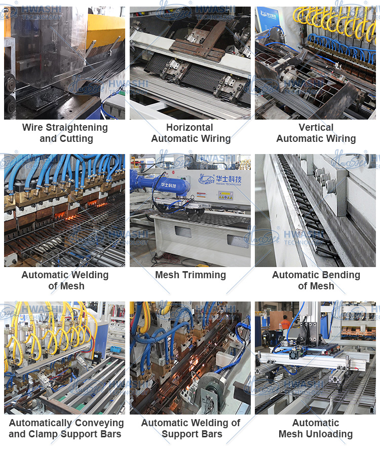 High Speed Automatic Wire Shelf Welding Machine for Wire Mesh Deck Shelving Production