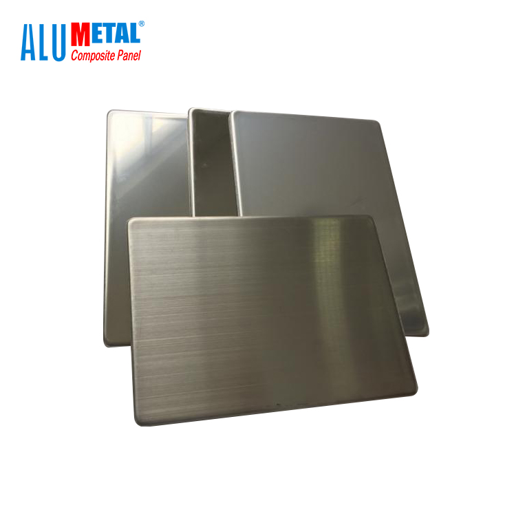 1000MM PE Decorative Aluminium Composite Cladding Panels Sheet Stainless Steel 6mm FEVE