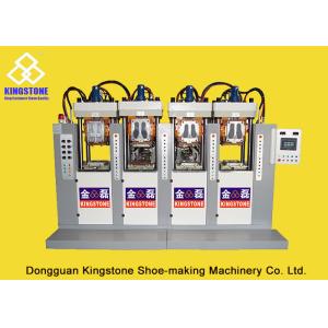  Italy Style 1 / 2 Color Shoe Sole Making Machine With 220 TON Clamping Force Manufactures