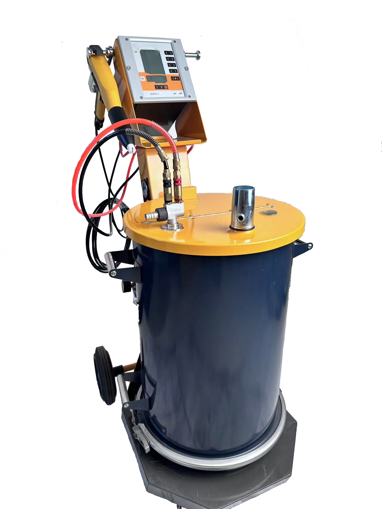Huaxiang Powder Cylinder Type Intelligent Spraying Powder Coating Equipment for 50W