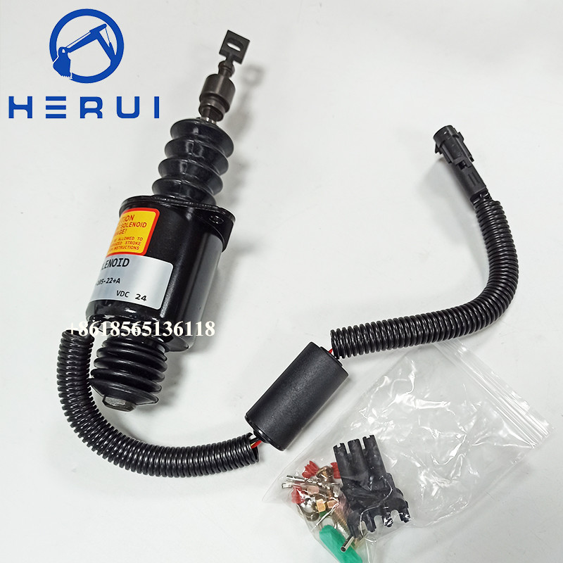 Shut-off Solenoid Valve D6114 Engine Solenoid D59-105-22+A
