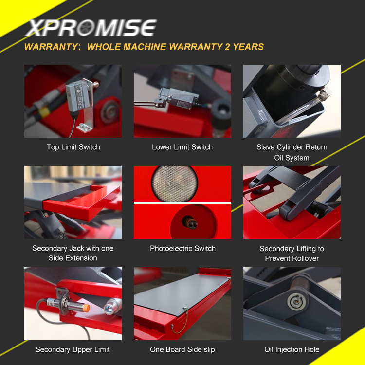 Under Ground Big Scissor Alignment Car Lift with CE